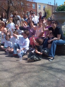 Cianfrani Park volunteers after a successful cleanup.